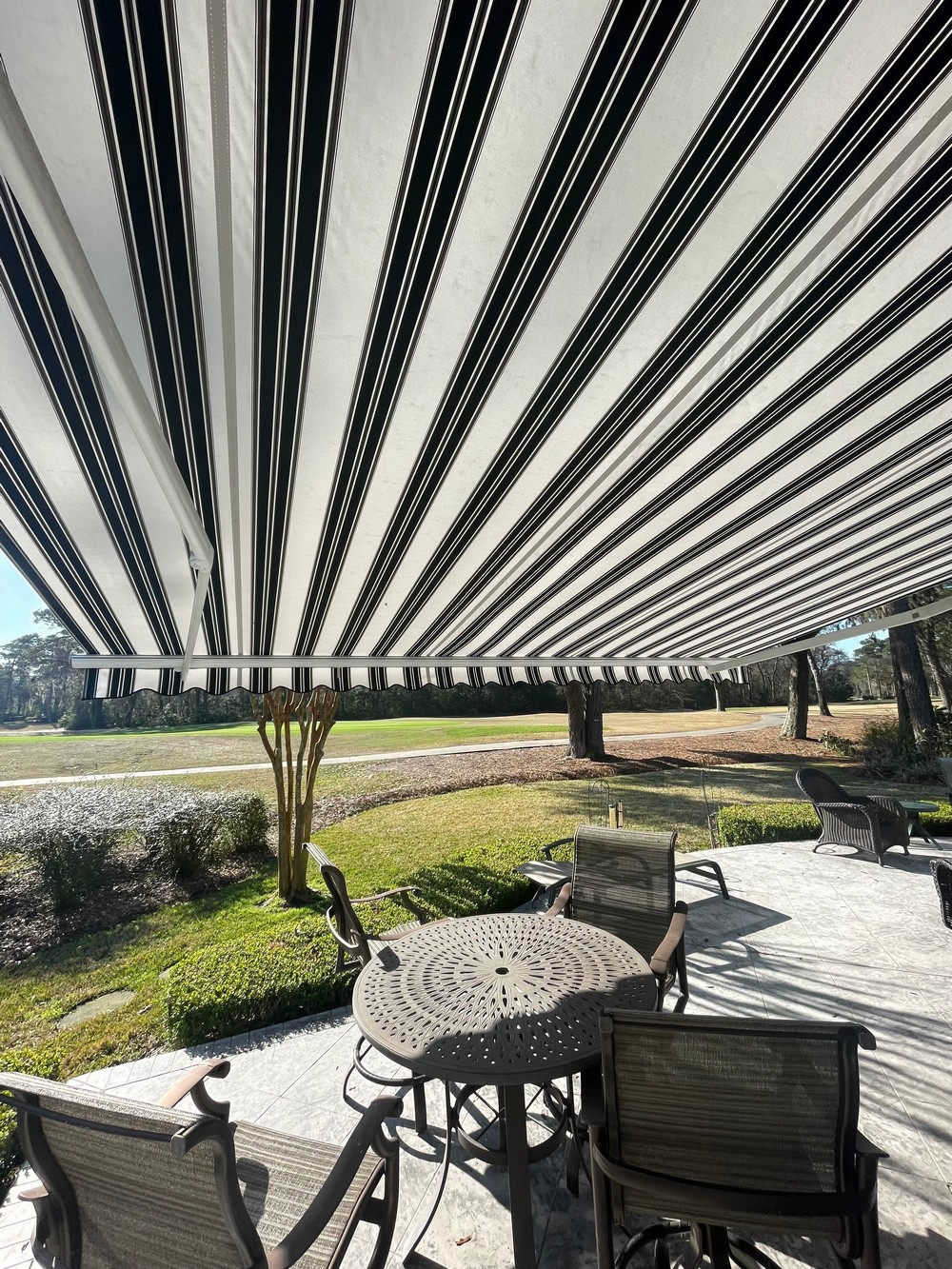 Great, Protective Sunesta Retractable Awning on Colonial Dr in Hilton Head Island, SC