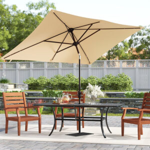 Wayfair arlmont co serena rectangular market umbrella 300x