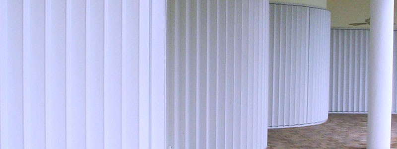 Accordion shutters